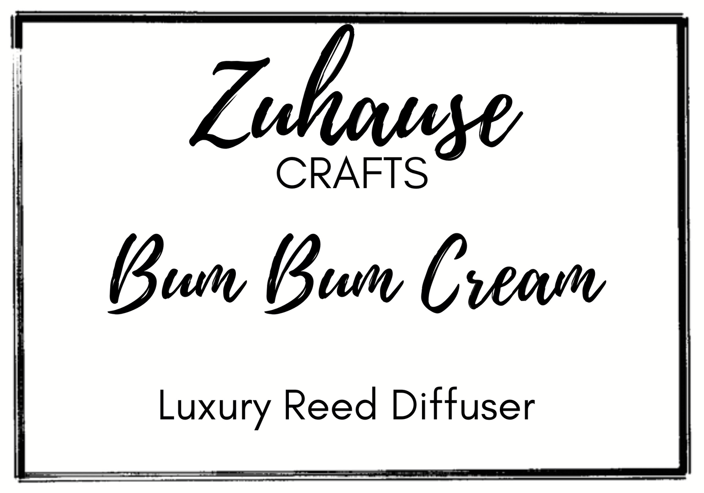 Bum Bum Cream Luxury Reed Diffuser