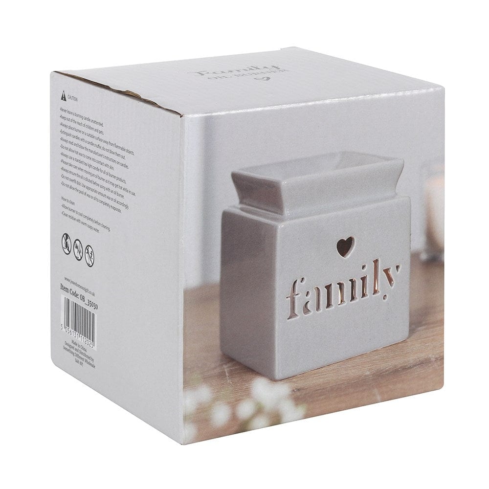 ScentedSnowWax Grey Family Cut Out Burner