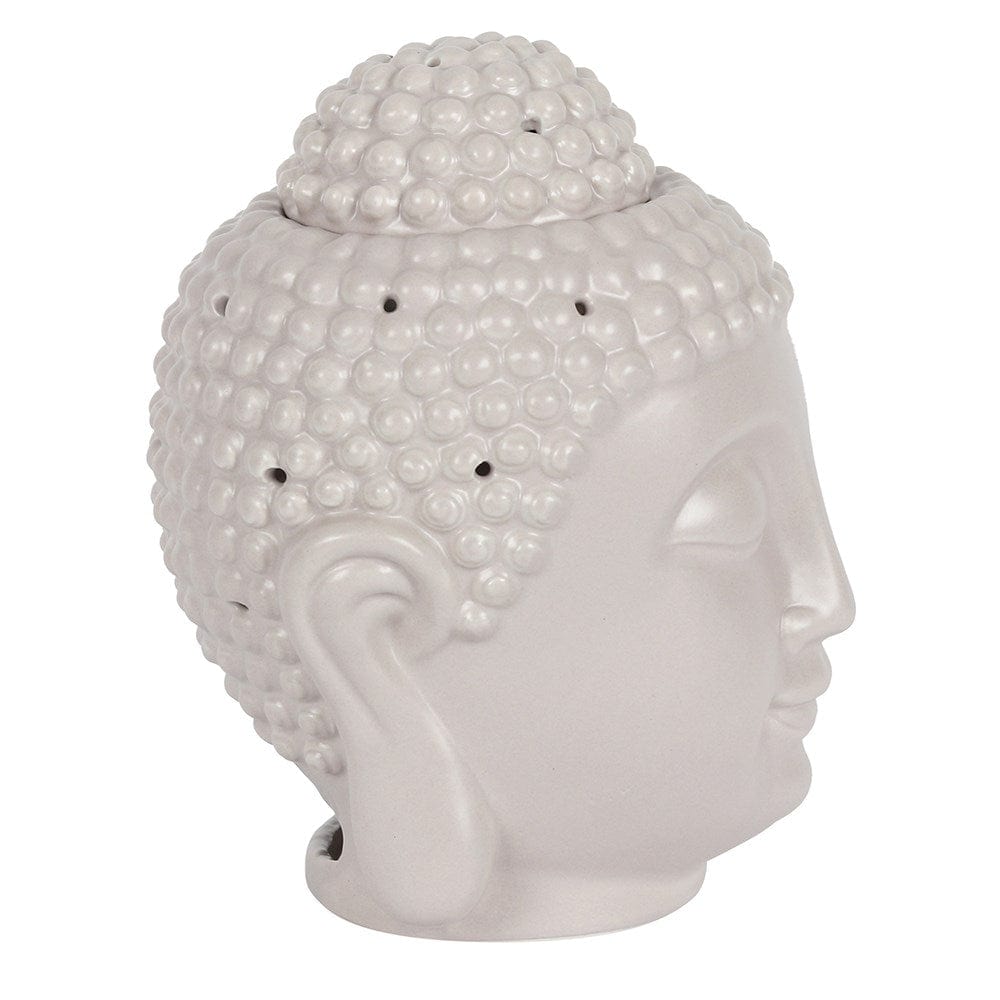 ScentedSnowWax Large Grey Buddha Head Burner