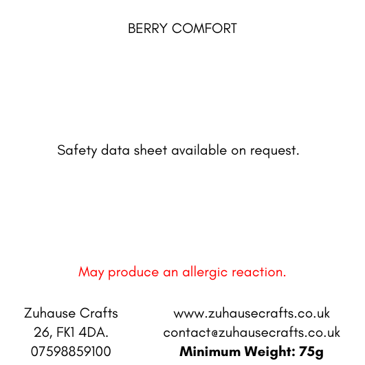 Berry Comfort
